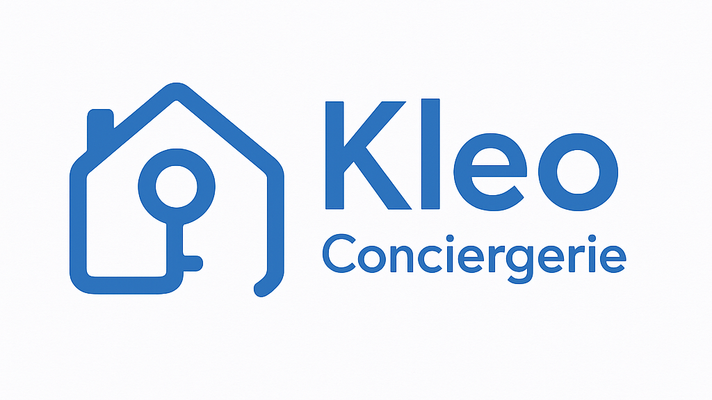Logo de KLEO Conciergerie, service de gestion Airbnb et location courte durée à Rouen et Dieppe.